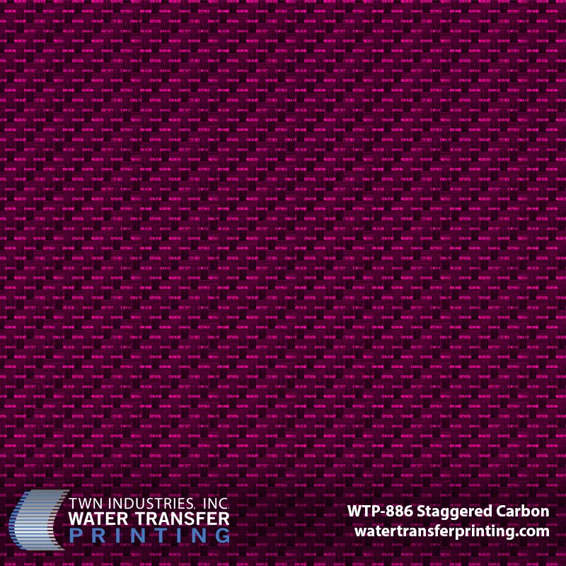 CARBON FIBER  Hydrographics Dipping Film Water Transfer Printing  50x1000cm RED 